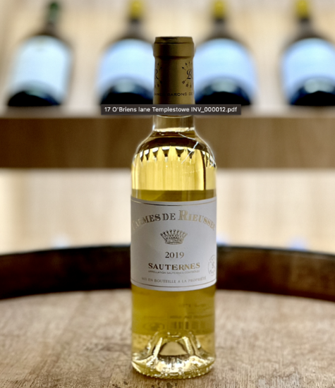 图片 CARMED DE RIEUSSEC Sauternes 2019